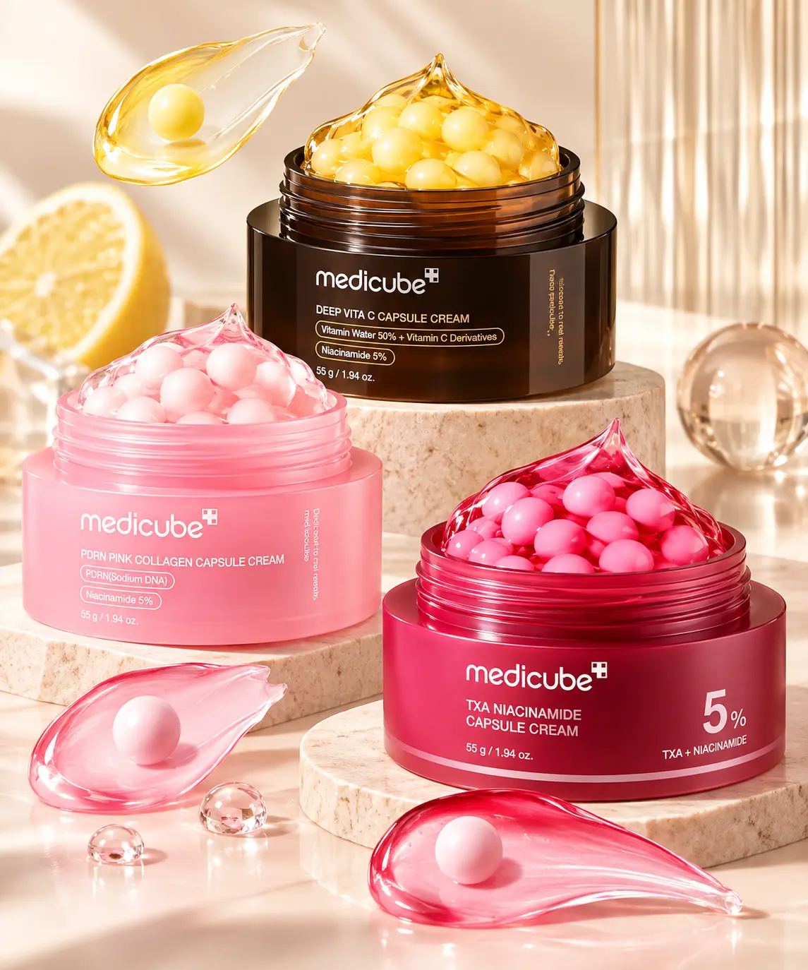 Medicube capsule creams