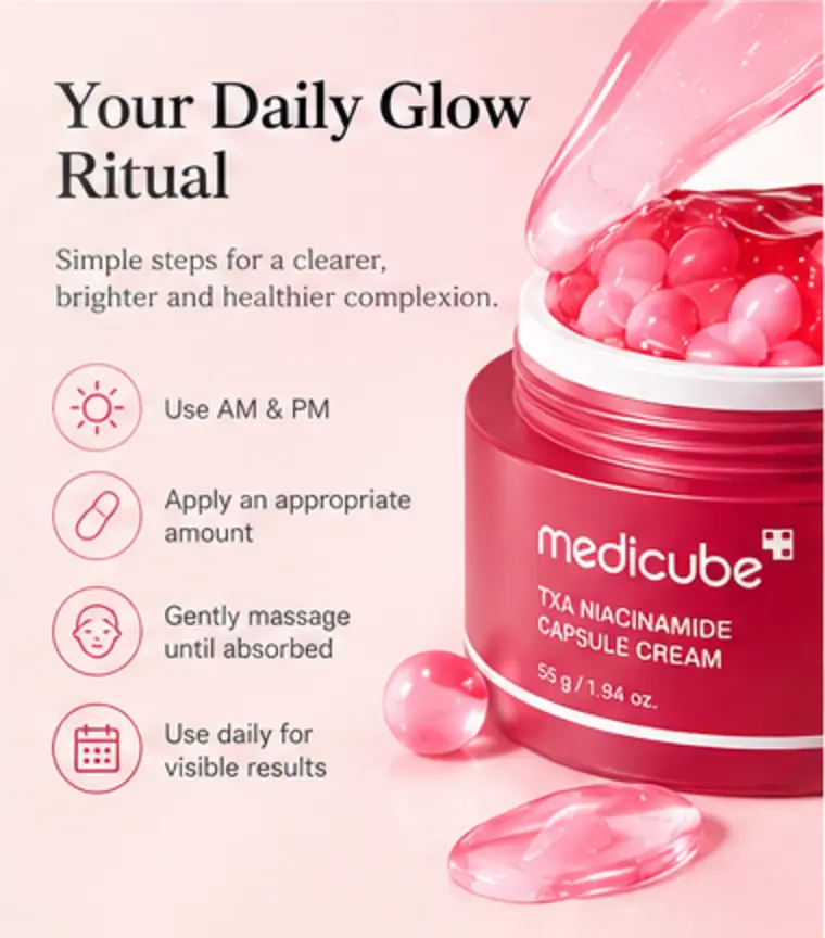 Medicube capsule cream highlight